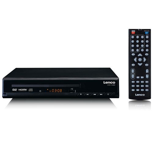 Lecteur DVD avec HDMI et télécommande Lenco DVD-120BK Noir