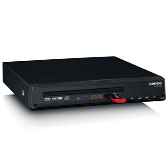 6€93 sur Lecteur DVD avec HDMI et télécommande Lenco DVD-120BK Noir - Lecteur  DVD portable - Achat & prix