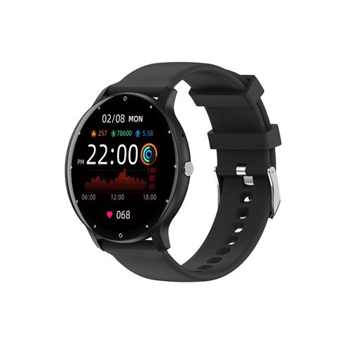 Montre Connect&eacute;e, Smartwatch Sport Bluetooth Etanche,Surveillance de la sant&eacute;-Noir