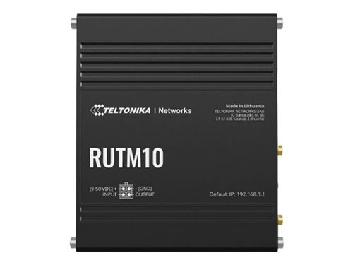 Teltonika RUTM10 WLAN-Router Gigabit Ethernet Dual-Band (2,4 GHz/5 GHz) Schwarz (RUTM10000000)