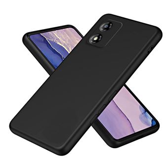 Coque noire pour Moto G24 perroquet et papillon