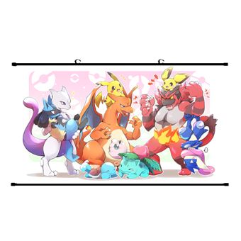 Toile Pokemon Salamèche - 30x40cm - Affiche Poster Chambre Bébé Garcon  Fille - Décoration Intérieur Maison - Pop Art Deco - Achat & prix