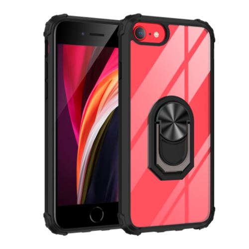 Coque pour iPhone SE3 2022 avec Support Magnétique Frusde pour iPhone 7/8 Tout inclus - Noir