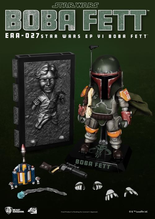Figurine Beast Kingdom Boba Fett Figurine Star Wars Episode VI Attaque de l'œuf - Action Figure