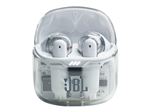 JBL TUNE Flex - Ghost Edition - écouteurs sans fil avec micro - intra-auriculaire - Bluetooth - Suppresseur de bruit actif - blanc