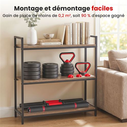 Haltères Réglables 4 En 1 Pour Femme/homme - 0,9 à 2,27 Kg Par Haltère, Poignées TPU, Forme Losange
