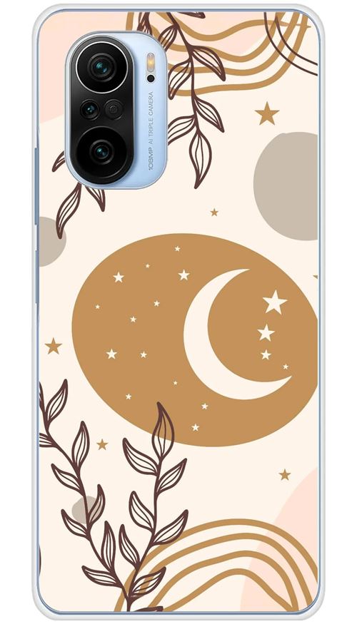 Coque en silicone imprimée compatible Xiaomi Poco F3 Poco F3 Pro Lunaison