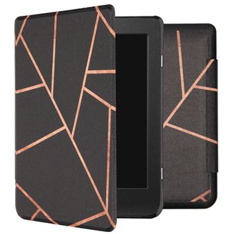 imoshion Design Slim Hard Case Sleepcover pour Kobo Nia - Black Graphic - 1