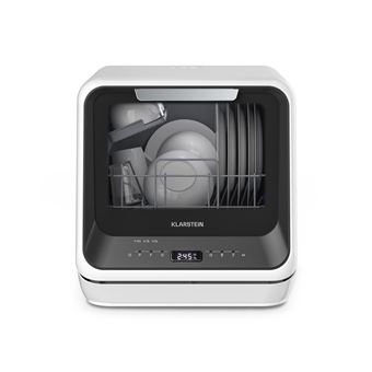 Klarstein Amazonia Mini Lave Vaisselle Pose libre Compact 7 Programmes 5L Réservoir ou Raccordement Noir - 1
