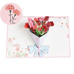 Three Dee Cards - Carte De Vœux Pop-up 3D Avec Traîneau Du Père Noël Et