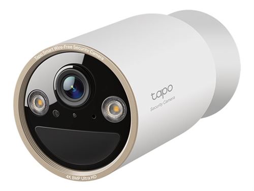 Tapo C460 V1 - Caméra de surveillance réseau - intérieur, extérieur - résistant aux intempéries - couleur (Jour et nuit) - 8 MP - 3840 x 2160 - 4K - Focale fixe - audio - sans fil - Wi-Fi - 2.4GHz radio, radio 5 GHz - H.265, H.264
