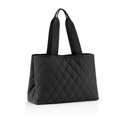 Classic Shopper L Rhombus Black - Reisenthel - Noir - Tissus