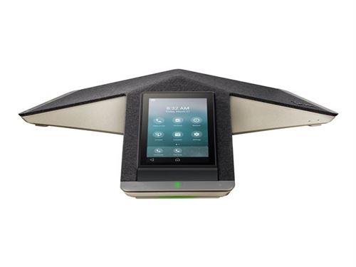 Poly Trio C60 - Téléphone VoIP de conférence - avec Interface Bluetooth - IEEE 802.11a/b/g/n (Wi-Fi) / Bluetooth 4.2 - à 5 voies capacité d appel - SIP, SRTP, SDP - noir