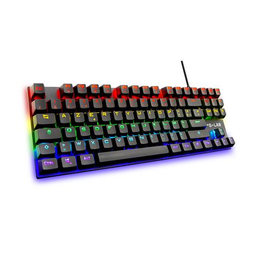 Clavier gaming mécanique The G-Lab Mercury - TKL Switch - Compatible sur PC - PS4 - PS5 - Xbox One – Xbox Series X – Xbox Series S - Noir