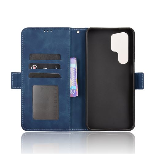 Étui Portefeuille En Cuir Pour Oukitel WP53 Pro – Porte-cartes, Fermeture Magnétique, Protection RFID Et Pied Intégré (Bleu)