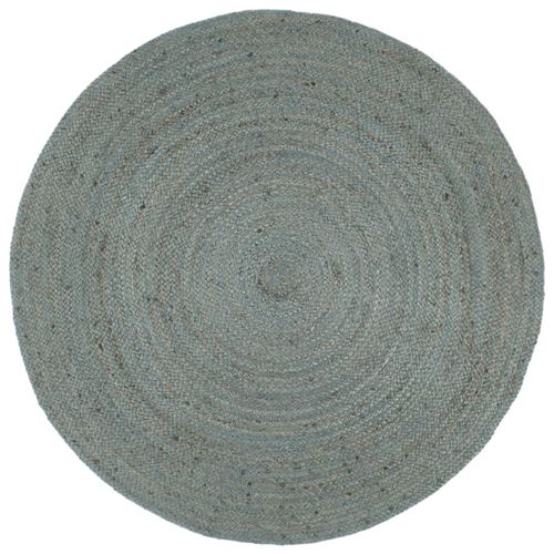 Vidaxl Vert Tapis Jute Rond - Olive 210 Cm - Image 3