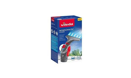 Vileda windomatic power aspirateur de fenêtre avec double puissance d'aspiration couleur noire noir