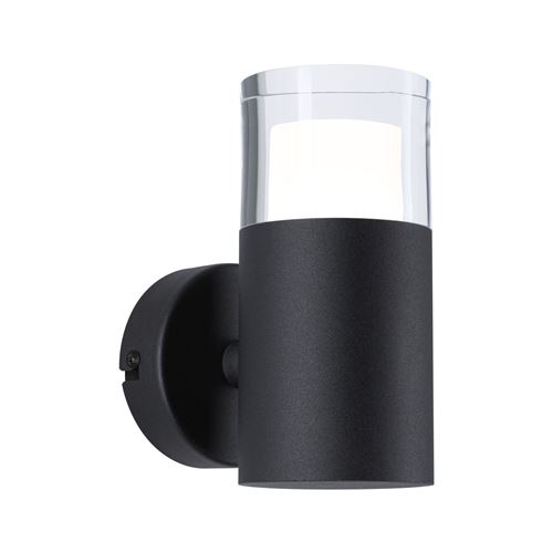 Paulmann Kame Luminaire pour pièces humides LED 5 W blanc chaud noir