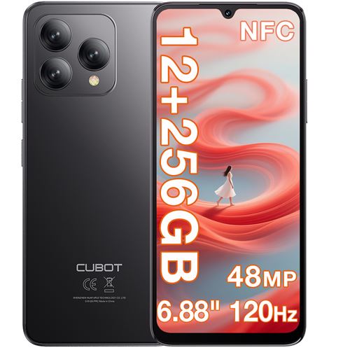 Smartphone Cubot A40 Noir : 6.88