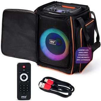 Pyle Enceinte Bluetooth Portable - 100W - avec Sac de Transport - 1