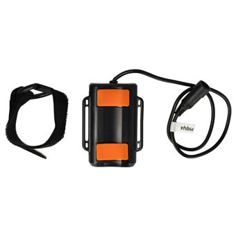 Vhbw Bloc De Batteries 7800mAh 8,4V Li-ION Pour Lampes De Vélo Et Phares - Avec Pochette De Rangement