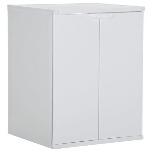vidaXL Armoire de machine à laver Blanc 685x645x88 cm PVC