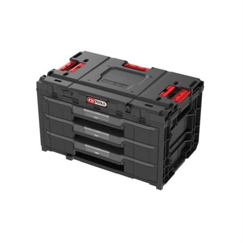 Ks Tools Caisse A Outils - 850.0386F - 3 Tiroirs - Rangement Modulable - Résistante A L'eau - Image 4