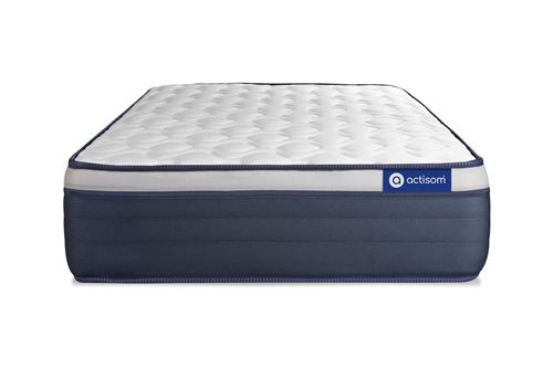 Matelas Ressorts ensaches Memoire de forme ACTIFLEX MAX Maxi &eacute;paisseur 7 zones de confort