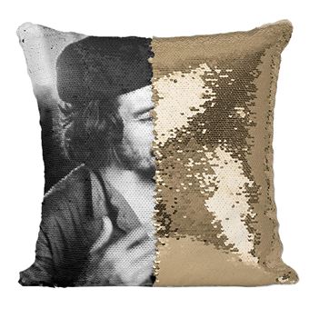 Fabulous Coussin avec Housse Sequin - Paillettes Doré Che Guevara Cuba Communisme 1959 Cigar [40 x 40 cm] - 1