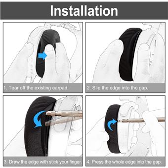 Coussinets De Remplacement Pour Casque SteelSeries Arctis 7/5/3/Pro/Prime - Tissu Respirant, Mousse Mémoire