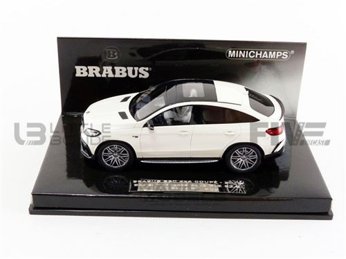 Voiture Miniature de Collection MINICHAMPS 1-43 - BRABUS 850 S63 - 2015 - Blanc - 437034310