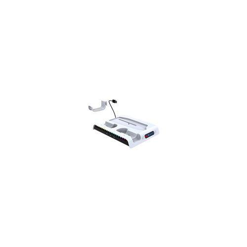 Support de Charge Multifonction pour PS5 Slim avec RVB et Refroidissement Ipega Blanc