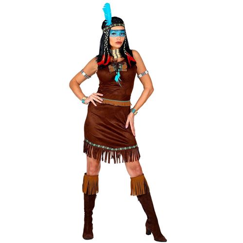 Déguisement Guerrière Indienne Femme L Marron 00213 Widmann L - Coloris : Marron00213 Widmann