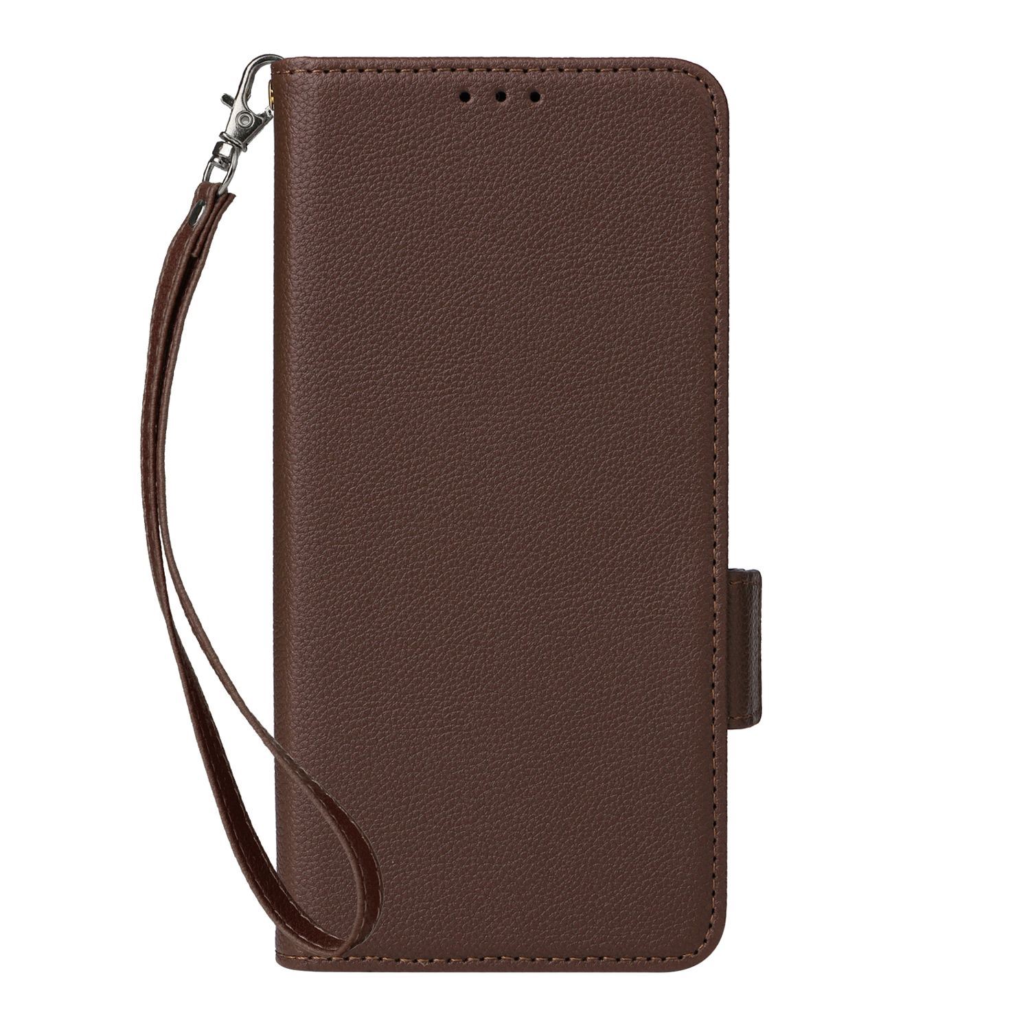 Étui Portefeuille Cuir Pour Oukitel C62 / C62 Pro - Fermeture Magnétique, Dragonne, Emplacements Cartes - Protection Complète Violet - 8