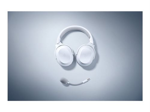 Razer Barracuda X - Micro-casque - canal 7.1 - circum-aural - fréquence/Bluetooth radio de 2,4 GHz - sans fil - blanc
