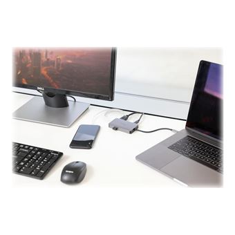 Targus - Station d'accueil - USB-C 3.2 Gen 1 / Thunderbolt 3 - VGA, HDMI - GigE