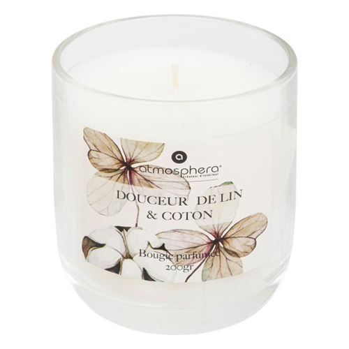Non Communiqué Atmosphera Créateur D'intérieur - Bougie Parfumée "Oudy" 200G Douceur De Lin