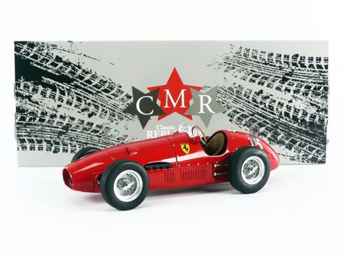 Voiture Miniature de Collection CMR 1-18 - FERRARI 500 F2 - Winner British GP 1952 - World Champion - Red - CMR196