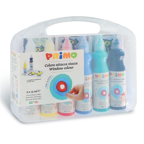 6 peintures pour vitres amovibles - Primo
