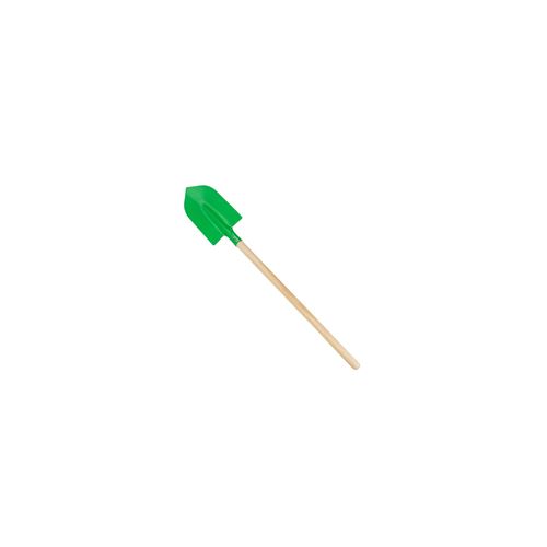 Jouet de plage - Pelle ronde pour enfant - Vert - Manche en bois