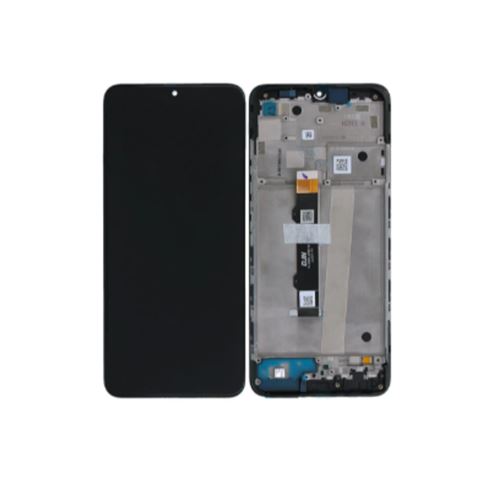 Original Ecran LCD et Vitre Tactile Avec Chassis Steel Grey pour Motorola Moto G50 5D68C18403