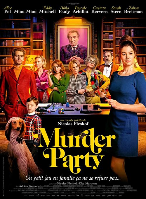 Affiche de Cinéma Originale - Murder Party - 2021 - Alice Pol - Eddy mitchell - 120x160cm