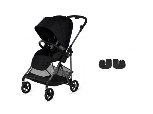 Cybex - Poussette Melio ultra légère avec adaptateur -