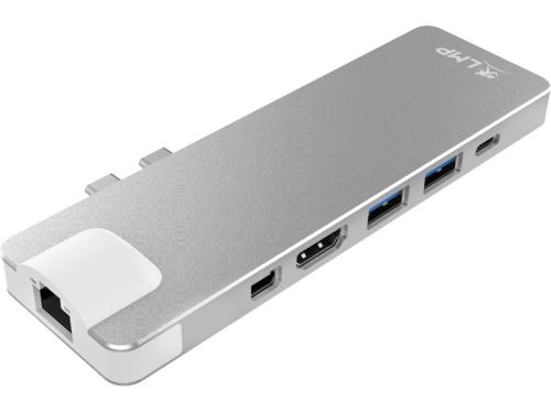 LMP USB-C Compact Dock - Station d'accueil - USB-C 3.1 / Thunderbolt 3 - HDMI, Mini DP - GigE