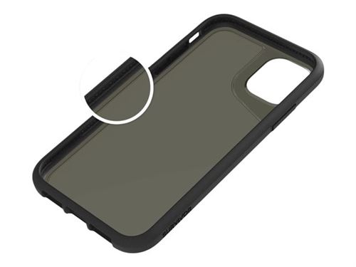 Griffin Survivor Strong - Achterzijde behuizing voor mobiele telefoon - zwart - voor Apple iPhone 11