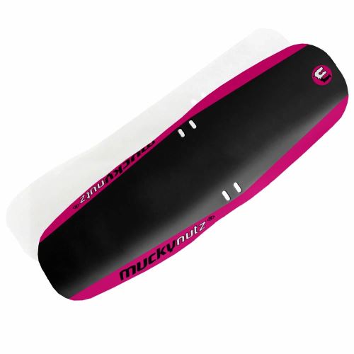 Muckynutz Face Fender X-Large Front Fork Mudguard Noir / Magenta