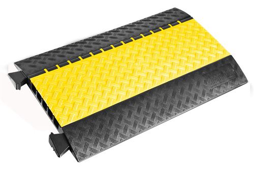 DEFENDER 85300 Cable Bridge 5 Channels TPU Black/Yellow 870mm Pro Use