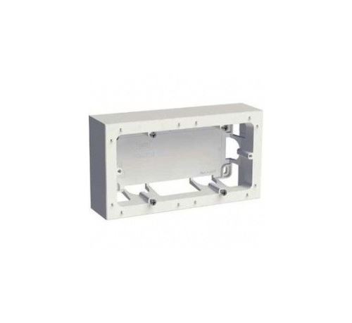 Cadre saillie 2 postes Odace Blanc Schneider