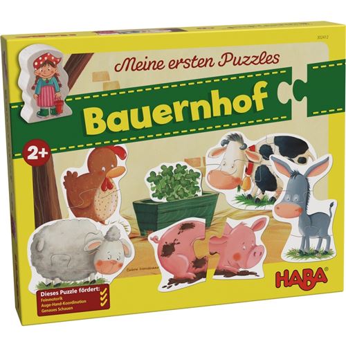 Haba ferme de puzzles pour enfants 11 pièces DE
