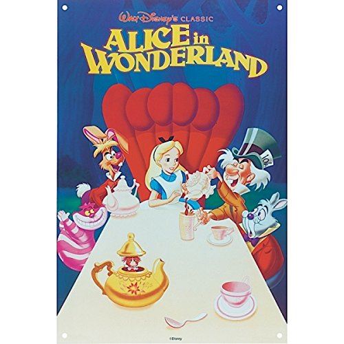 Alice in Wonderland Steel Sign